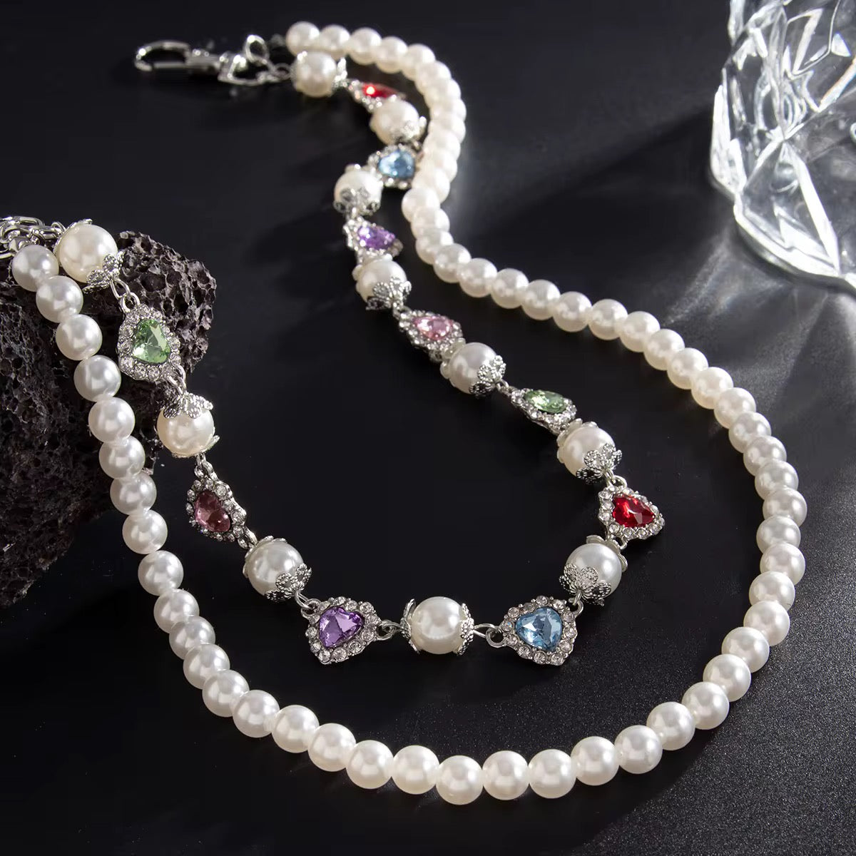 GLAD PEARL WALLET CHAIN