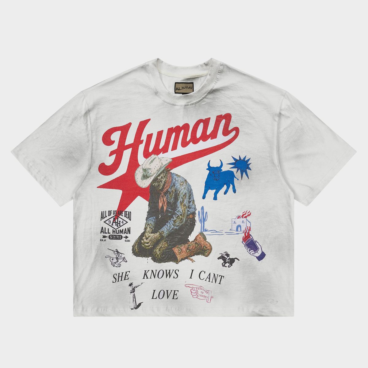 LOVE ME HATE ME TEE ALL HUMAN
