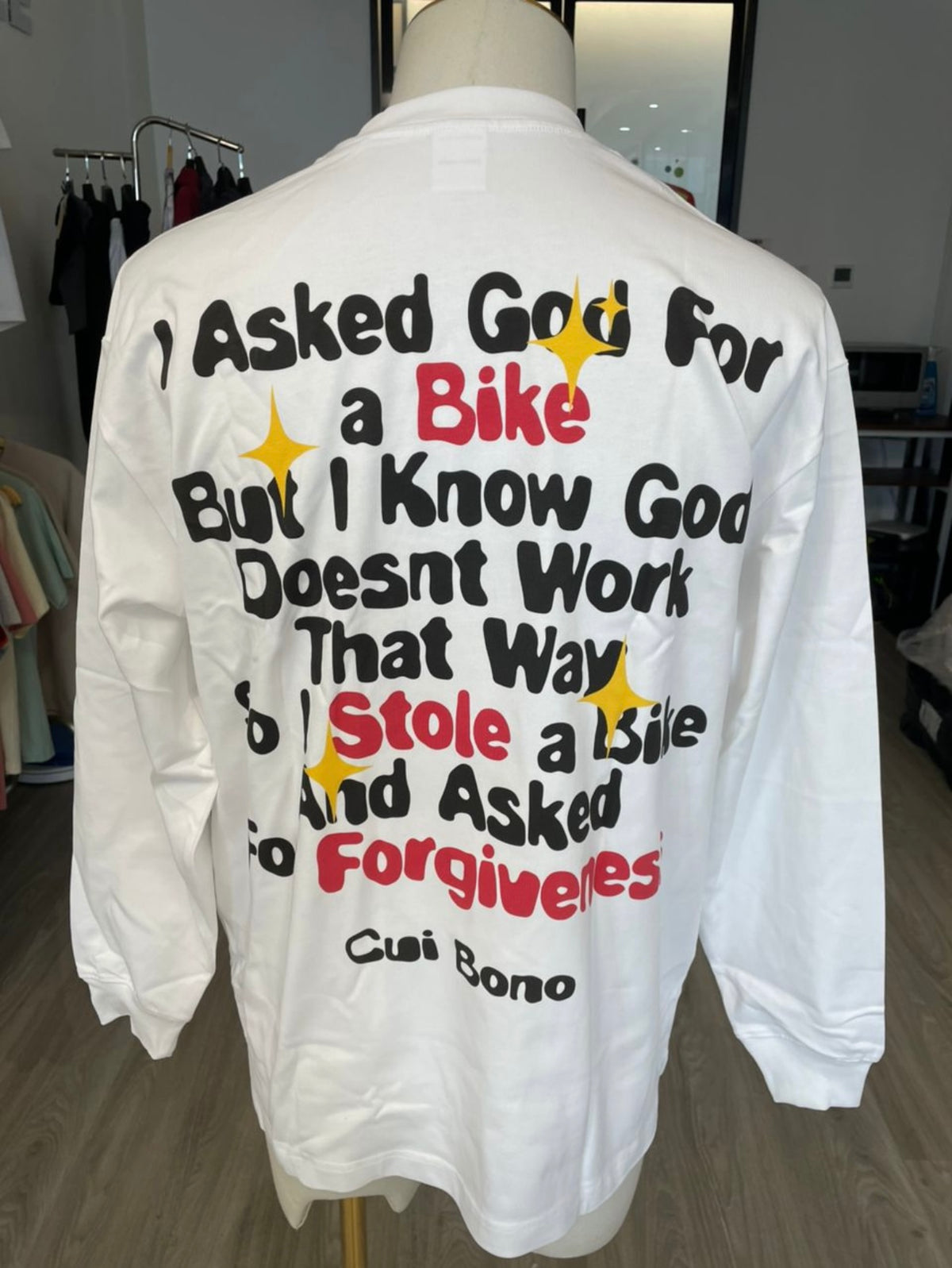 FORGIVENESS LONG SLEEVE TEE CUI