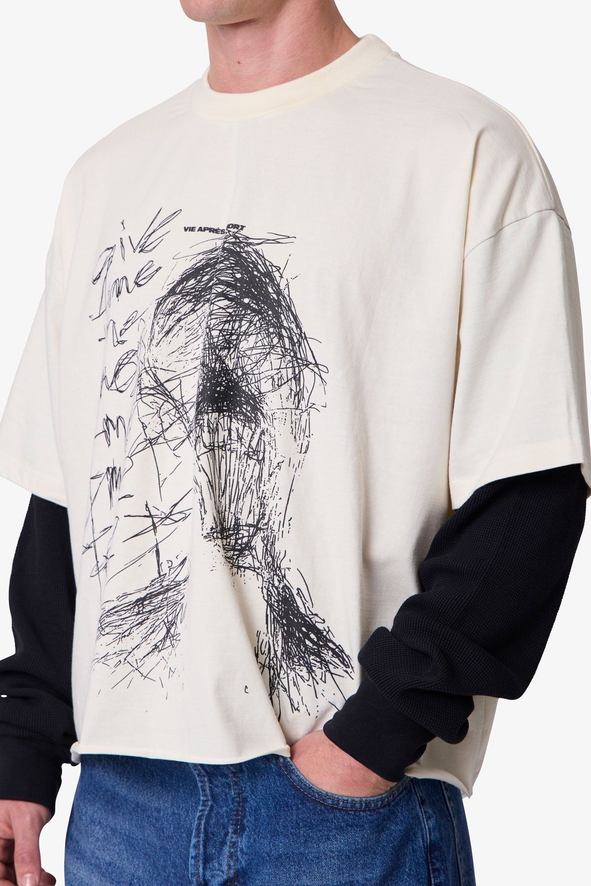 LAYERED THERMAL LOST TEE MNML