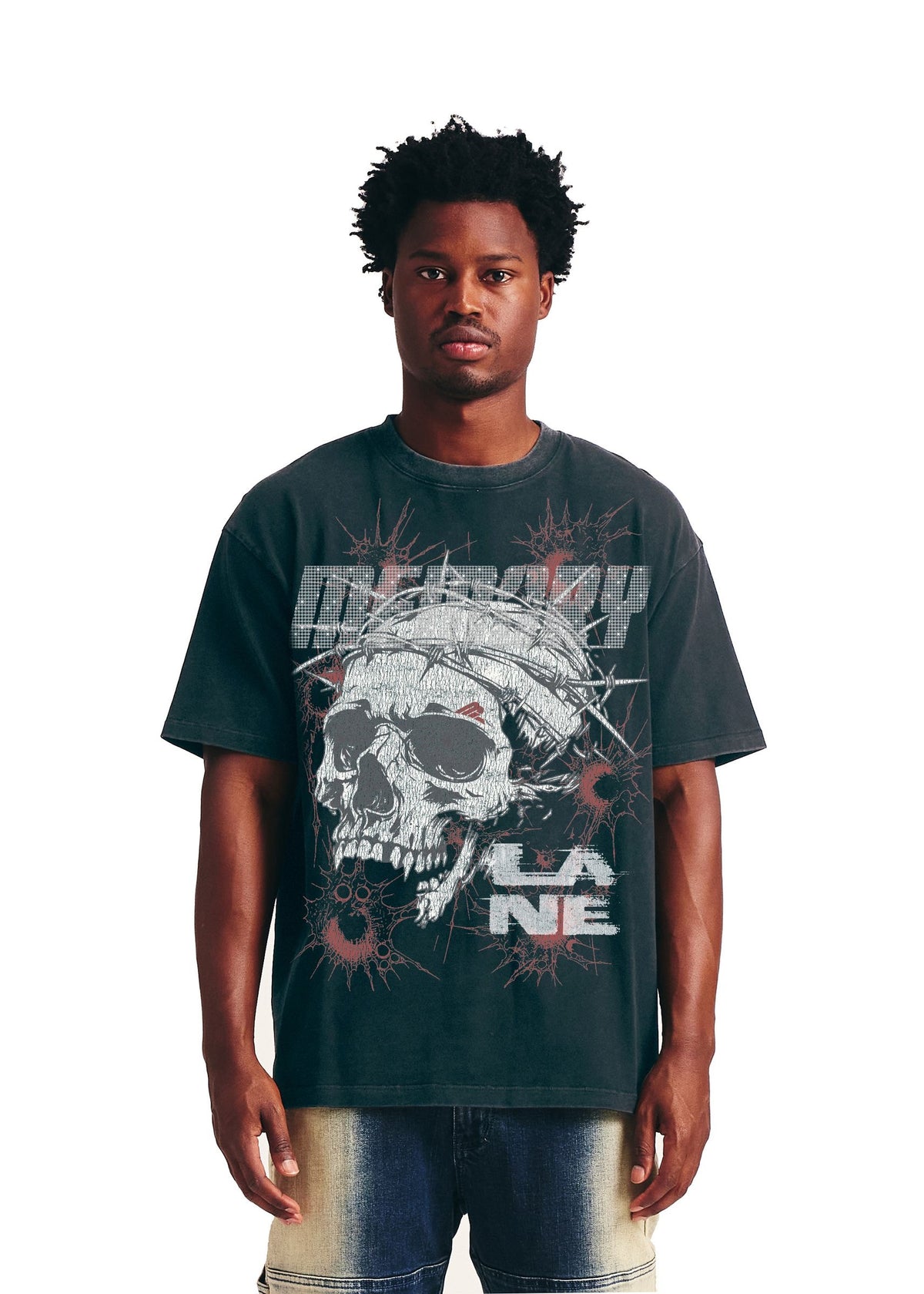 SKULL WIRE TEE MEMORY LANE