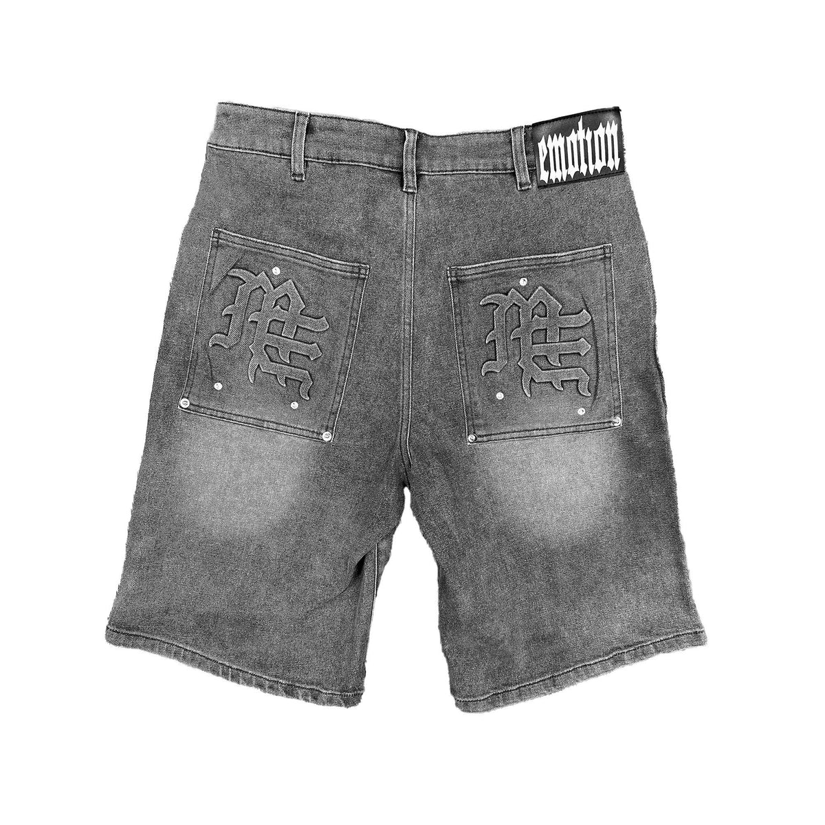 PAISLEY DENIM SHORT MIXED EMOTION