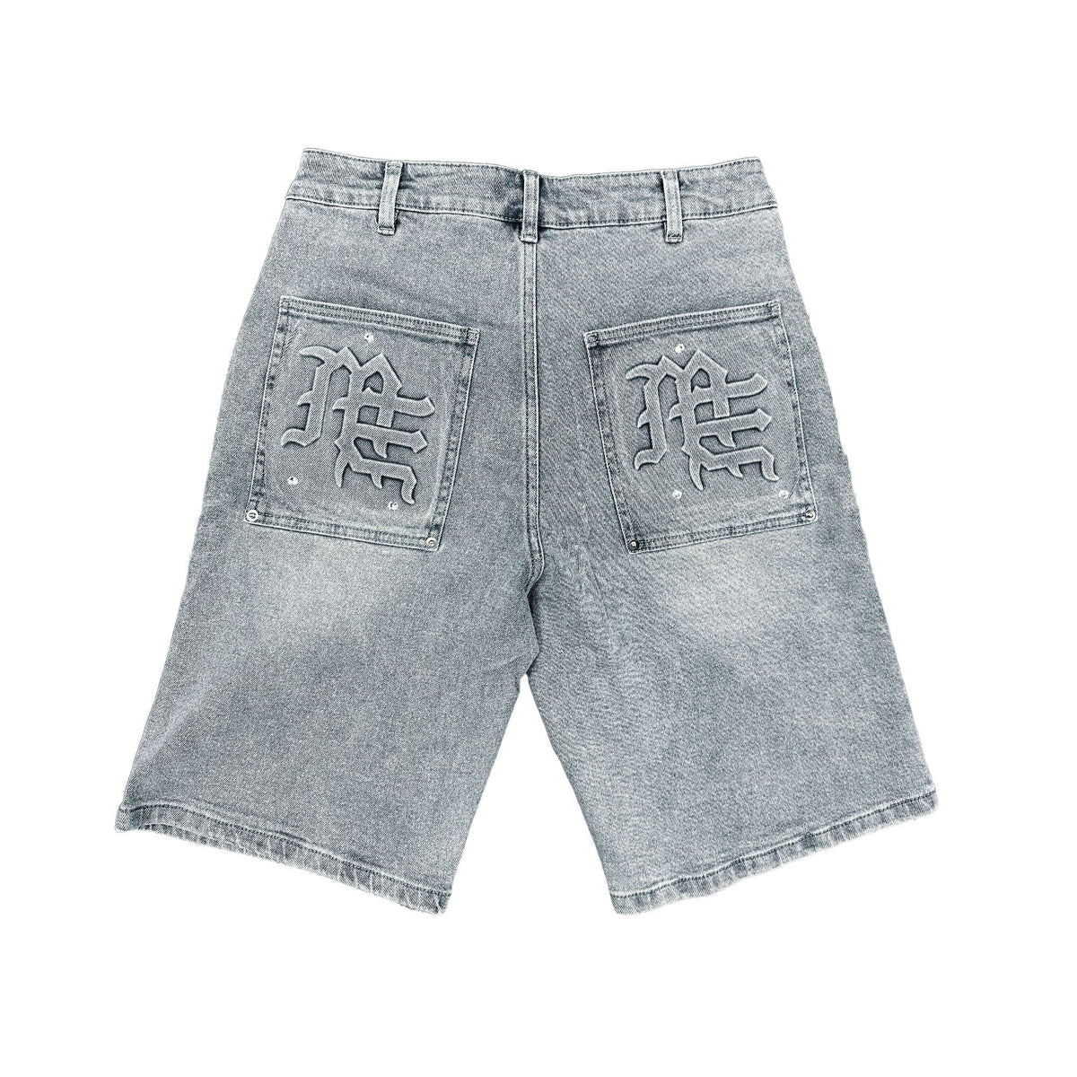 PAISLEY DENIM SHORT MIXED EMOTION