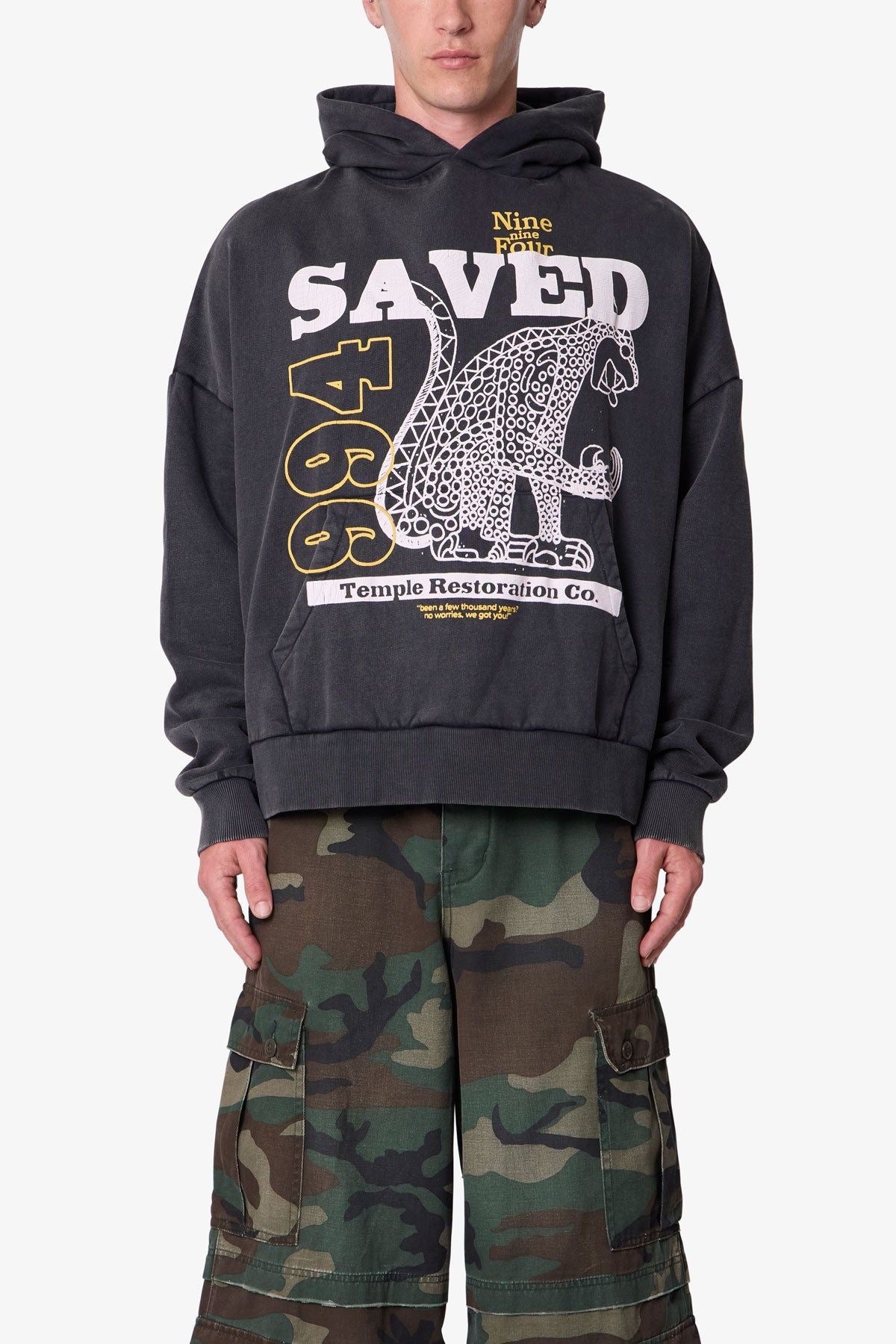 SAVED PRINTED HOODIE MNML