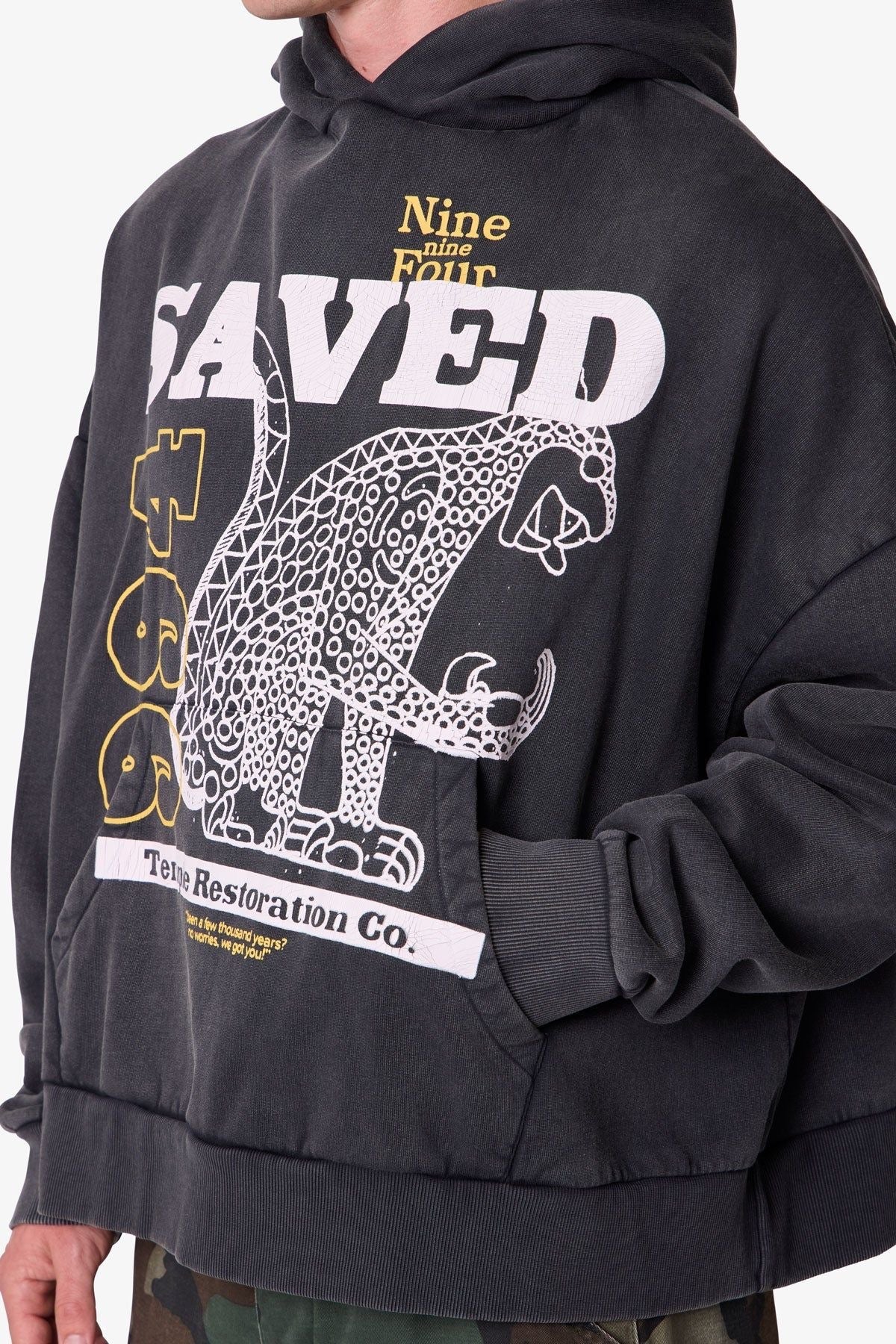 SAVED PRINTED HOODIE MNML