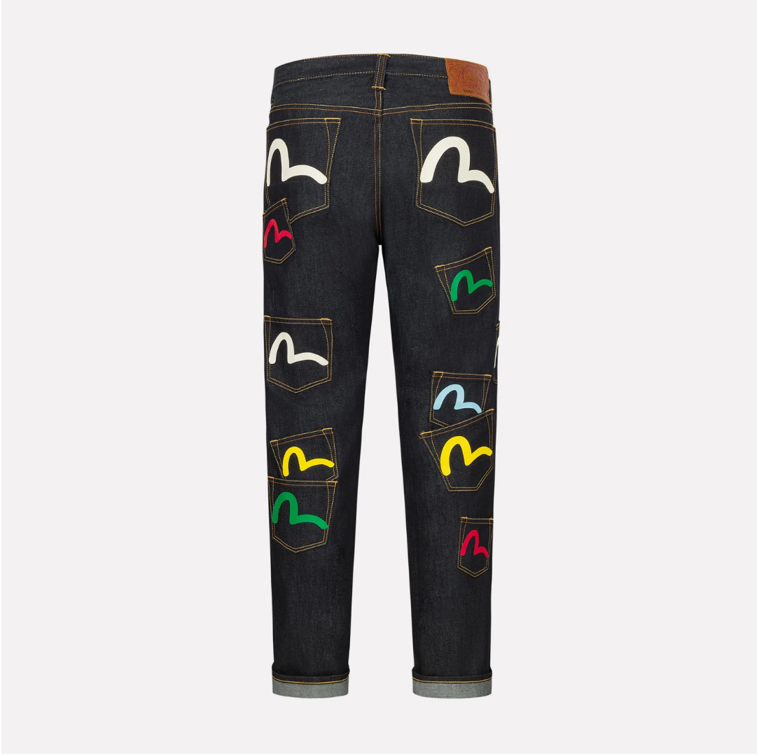 Evius Multi-Pocket Seagull Regular Fit Jeans