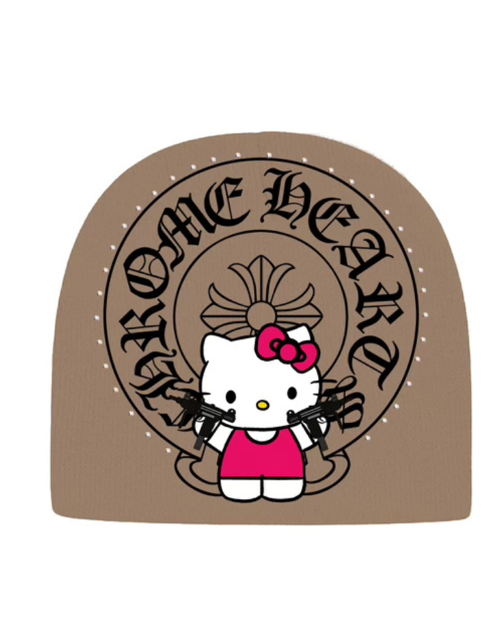 BHROME HEART BEANIE RHINESTONE BANCAMP