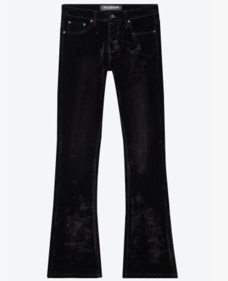 LUXE SUEDE STACKED JEAN VALABASAS