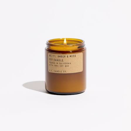 AMBER & MOSS STANDARD CANDLE