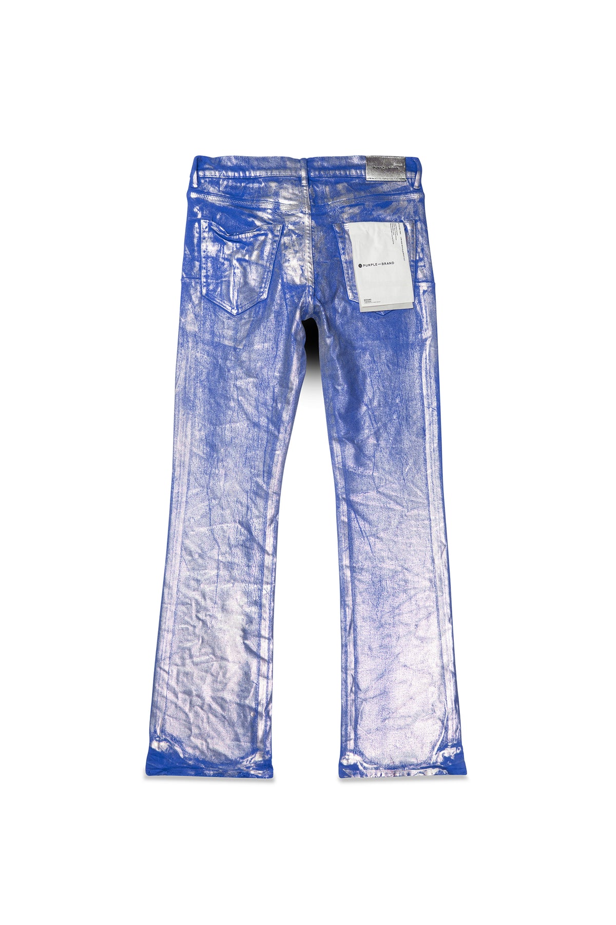 Purple Brand, P004 Flare Jean, Blue, Foil, Back