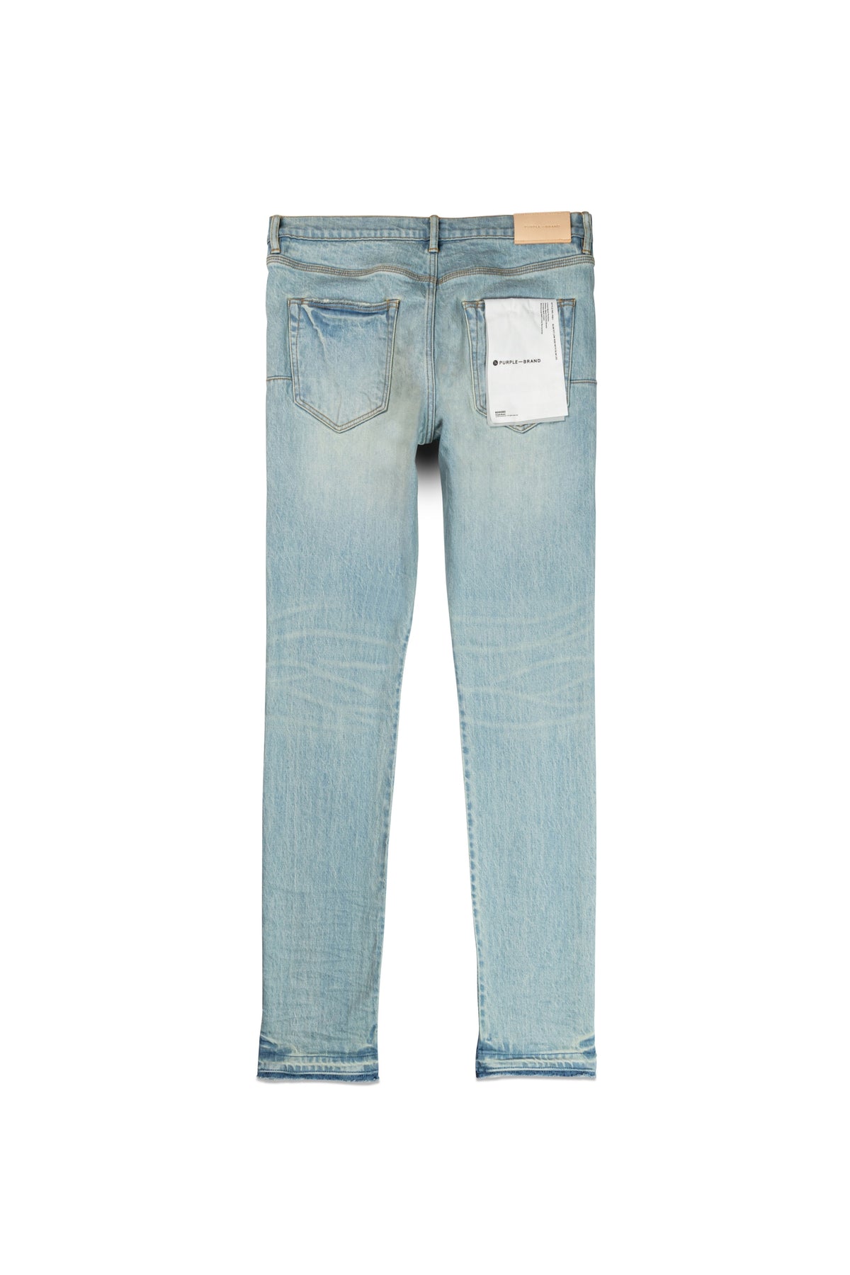 Purple Brand, P001 Skinny Jean, Light Indigo, Back