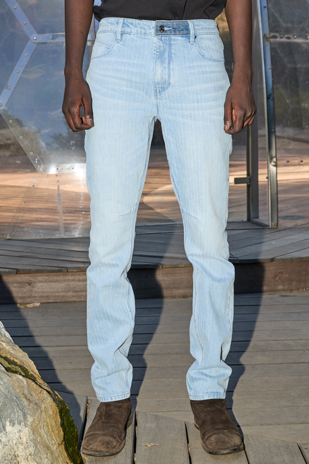 BRYANT SKINNY JEAN BLUE PINSTRIPE RTA