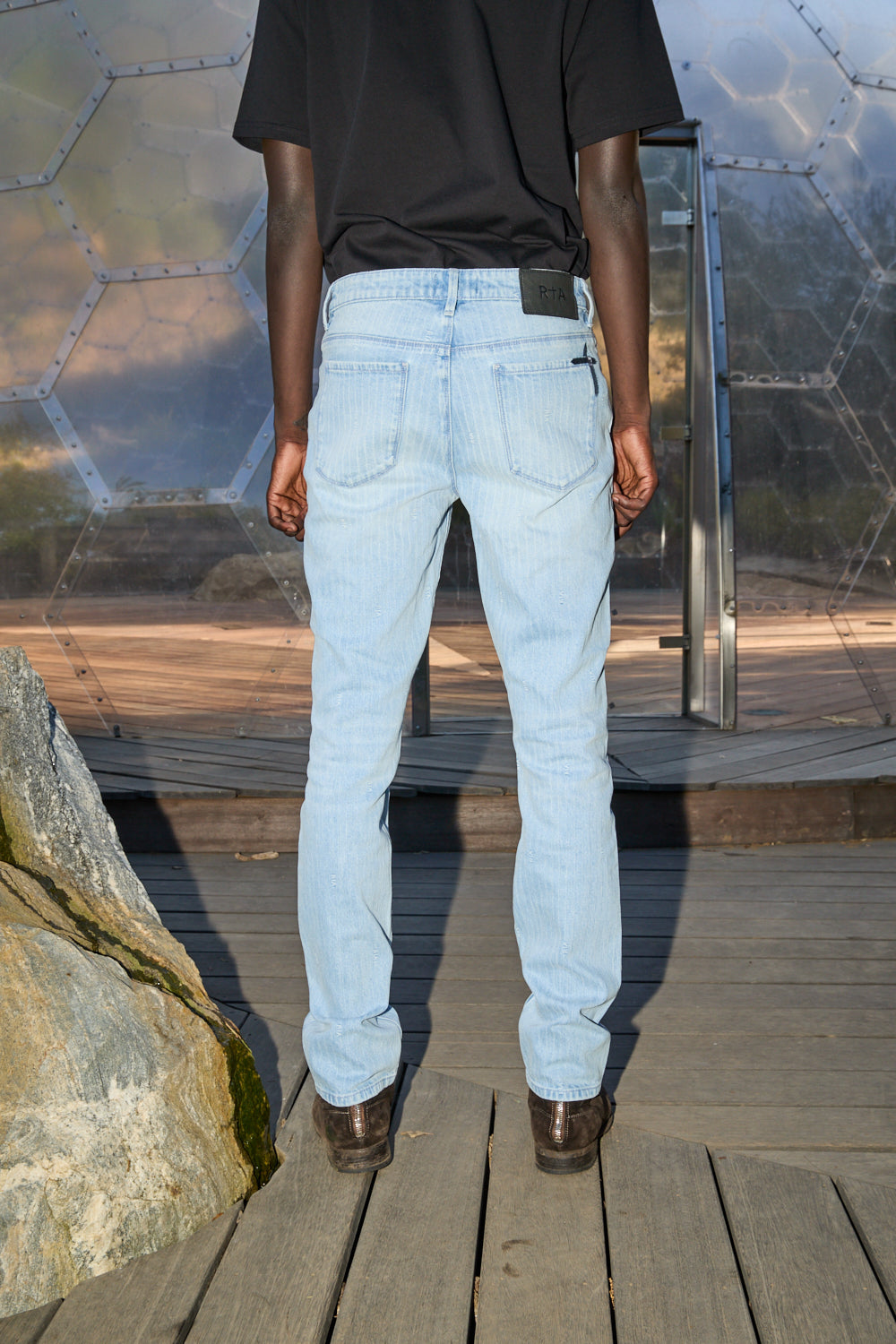 BRYANT SKINNY JEAN BLUE PINSTRIPE RTA