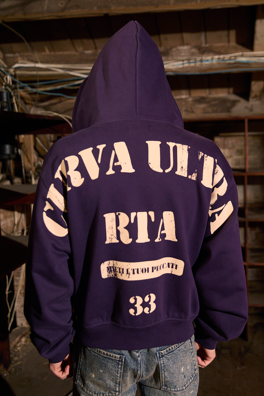 KAEN CROPPED ZIP UP HOODIE RTA