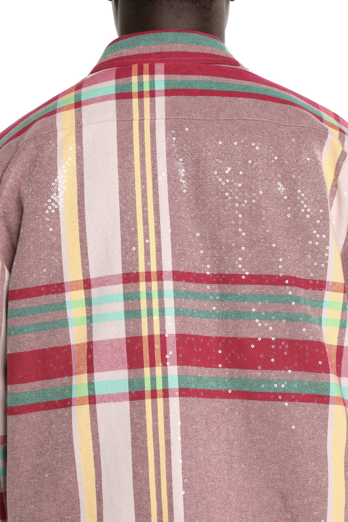 M3012-NPPS226-M PLAID L/S SHIRT PURLE BRAND