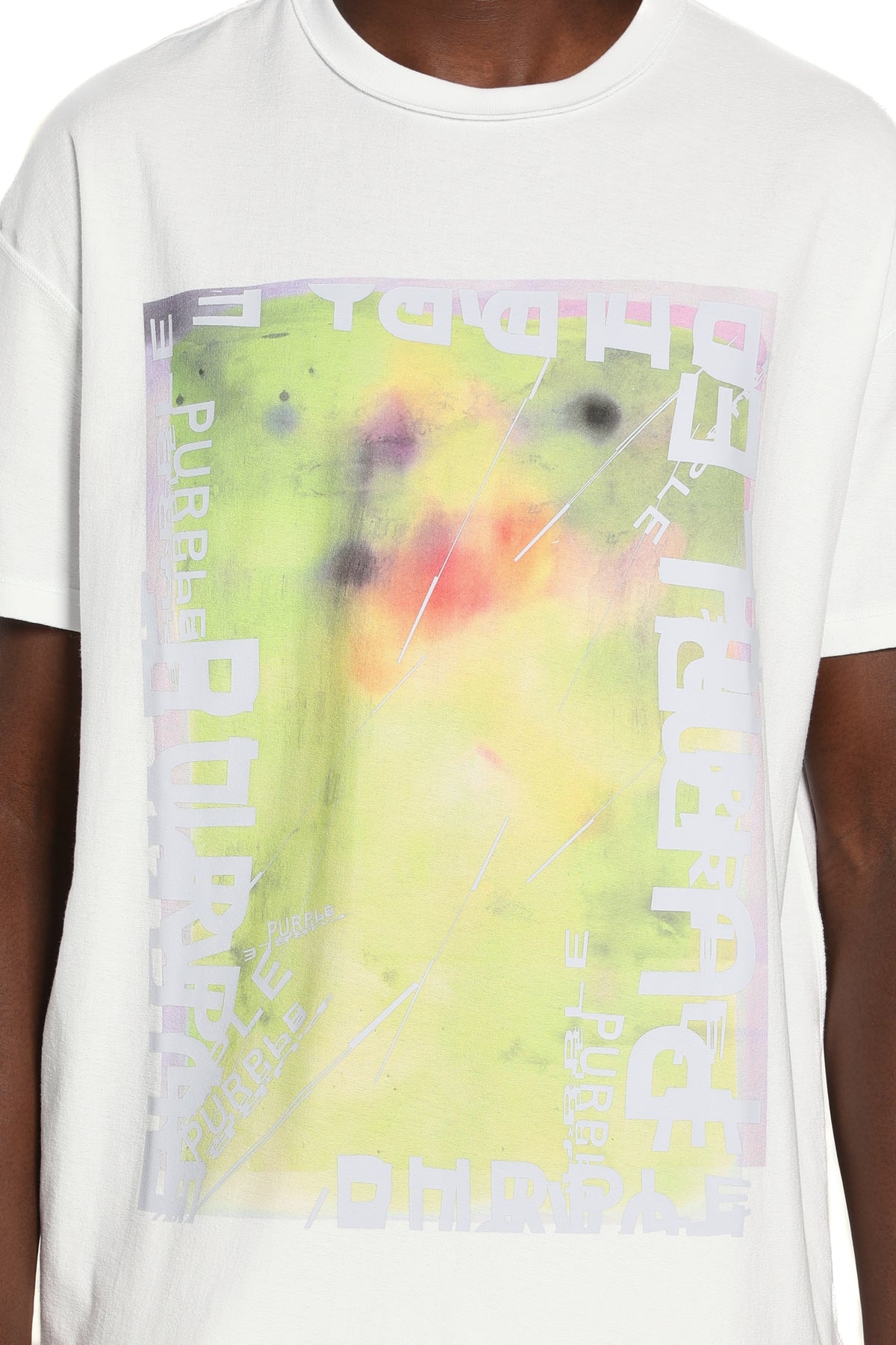 P101-TWPS226 TEXTURED TEE PURPLE BRAND