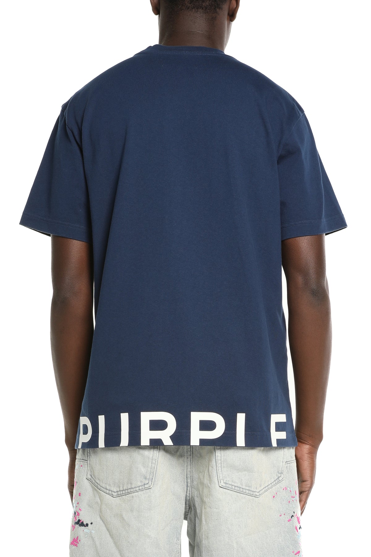 P117-HSRM226 HWT JERSEY SS TEE PURPLE BRAND