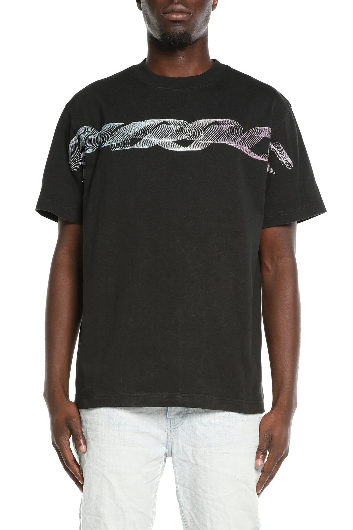 P117-HBED226 HWT JERSEY SS TEE PURPLE BRAND