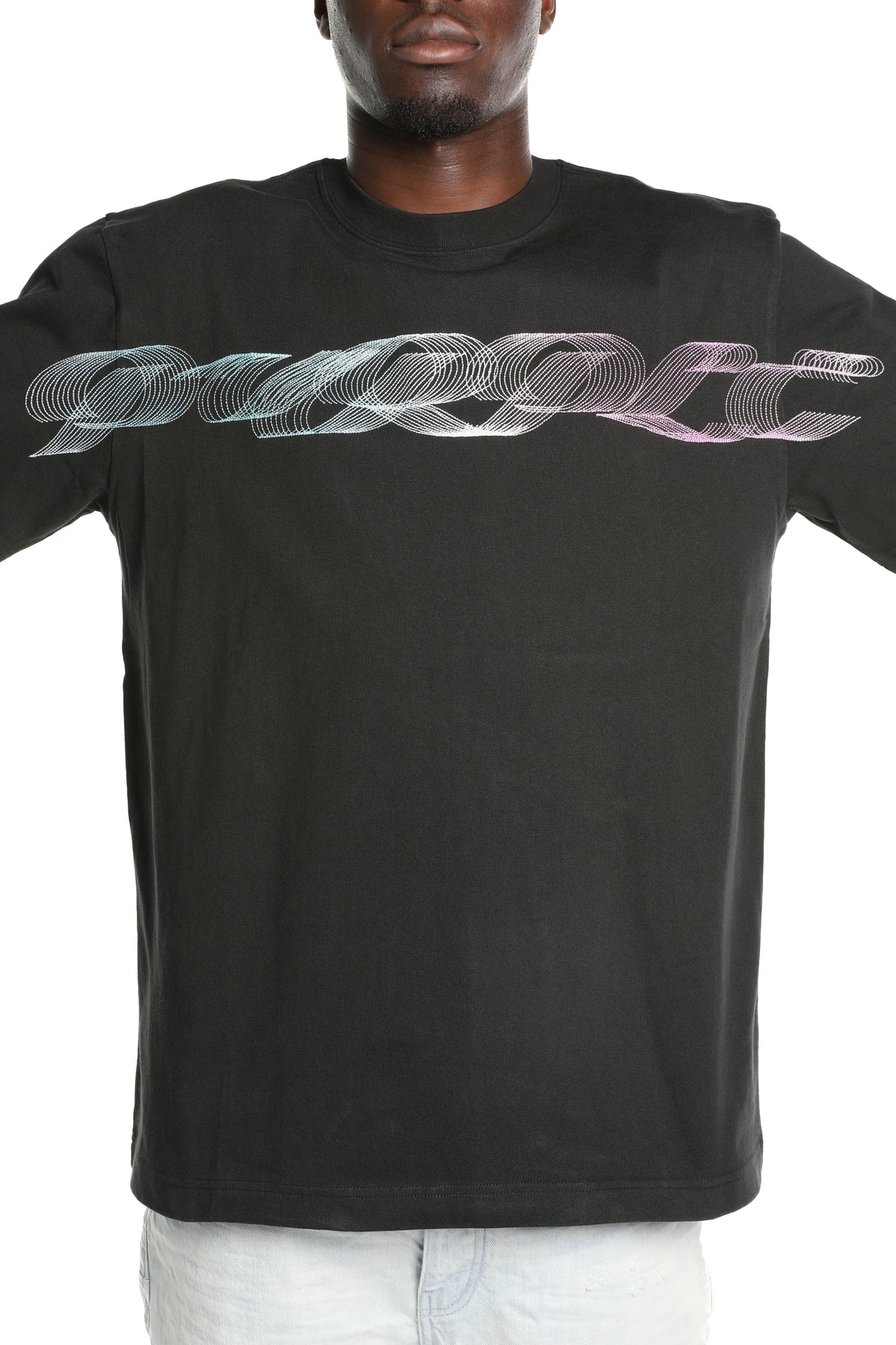 P117-HBED226 HWT JERSEY SS TEE PURPLE BRAND