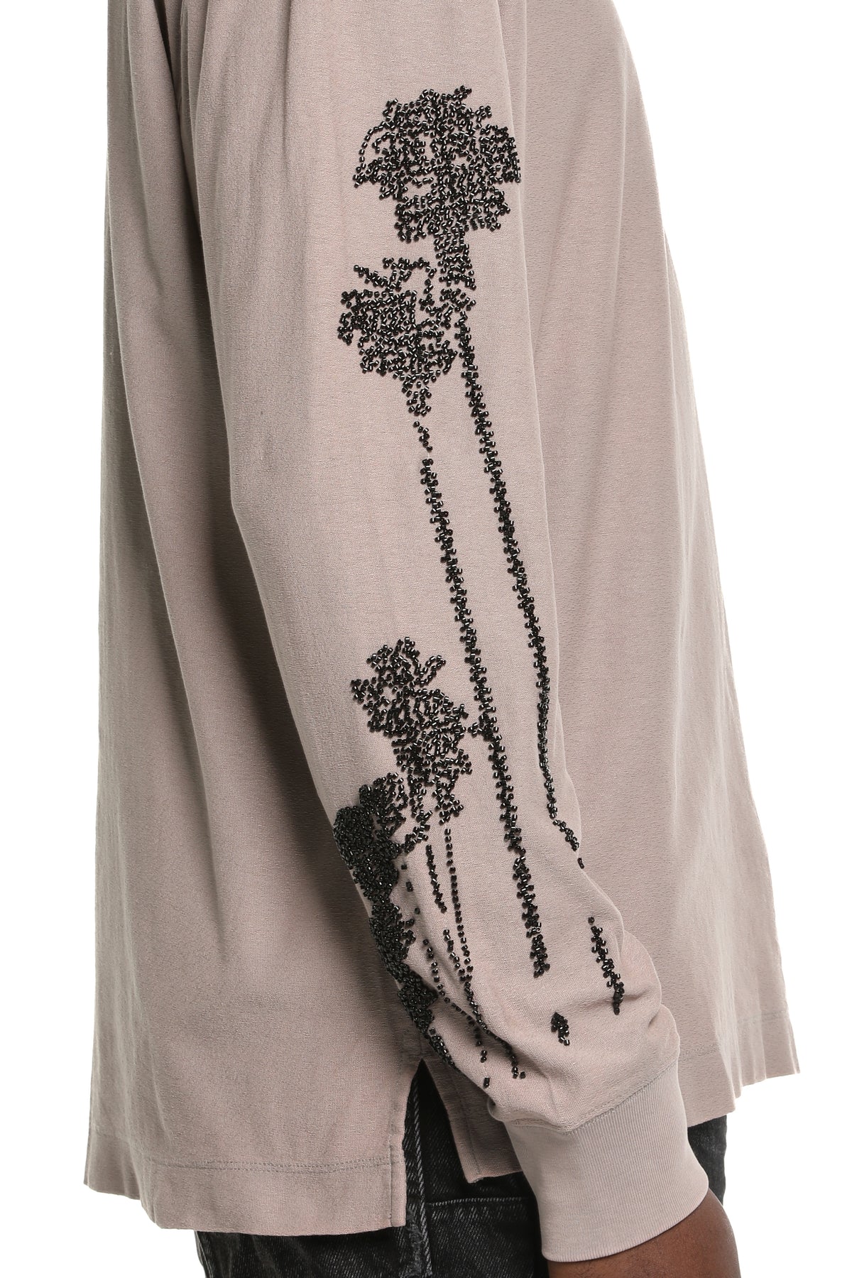 P204-TSRS226 TEXTURED L/S TEE PURPLE BRAND