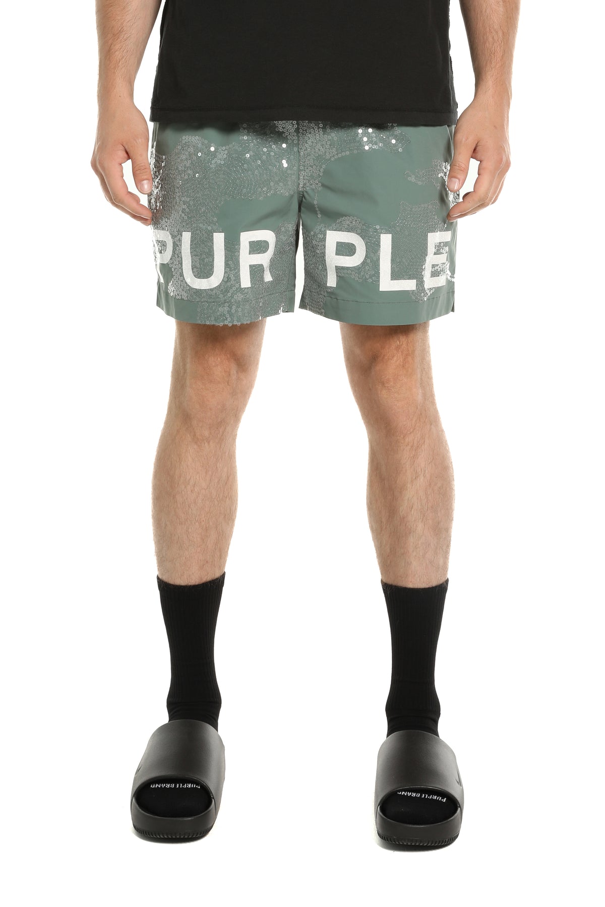 P504-PLSS226 ALL AROUND SHORTS PURPLE BRAND