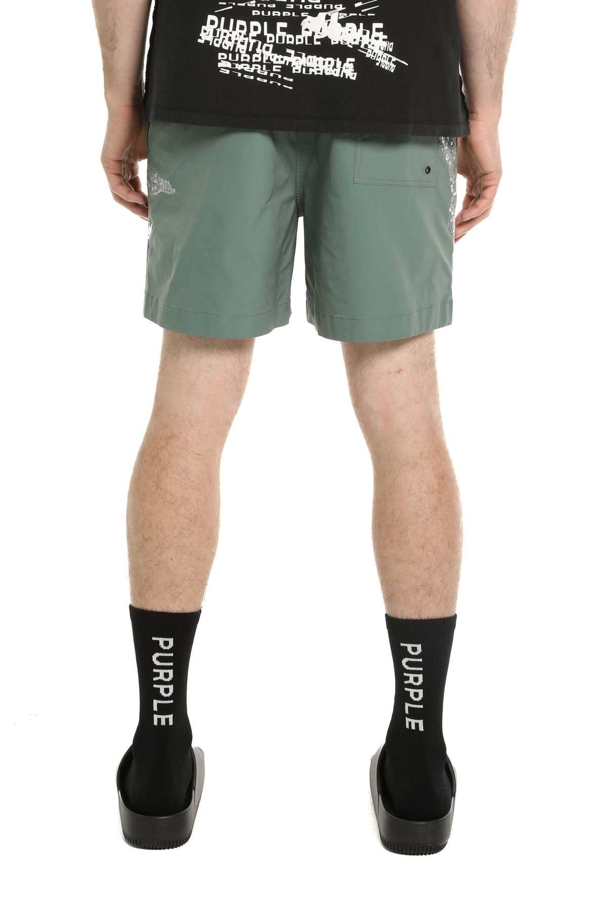 P504-PLSS226 ALL AROUND SHORTS PURPLE BRAND