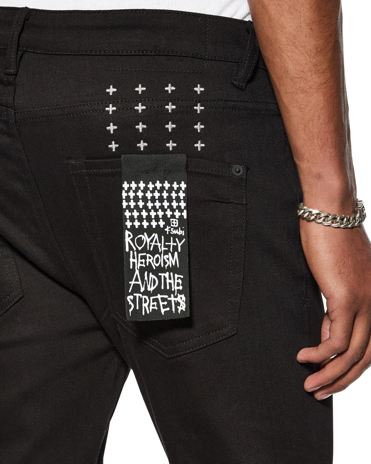 VAN WINKLE ACE BLACK SLICE JEAN KSUBI