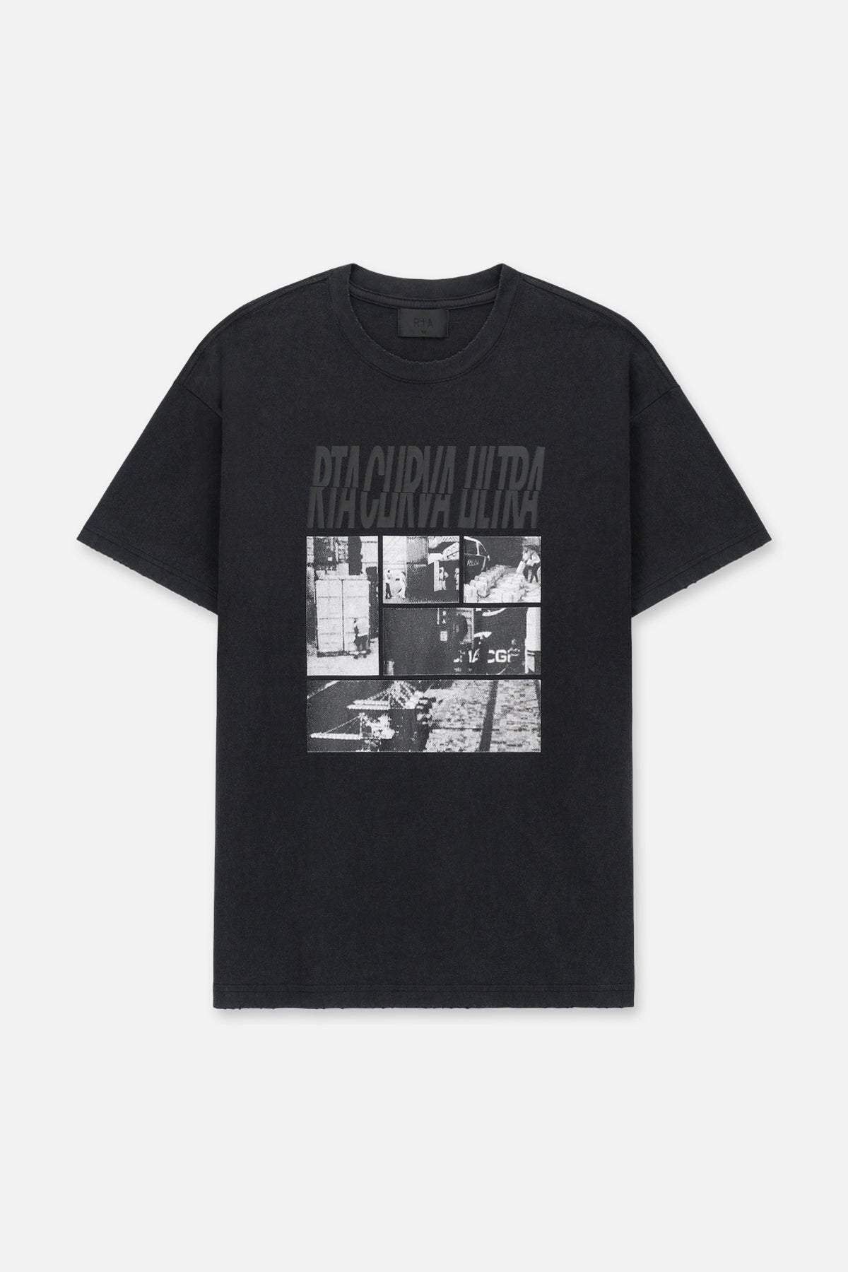 COLIN VINTAGE OVERSIZED TEE: VINTAGE PHOTO MONTAGE