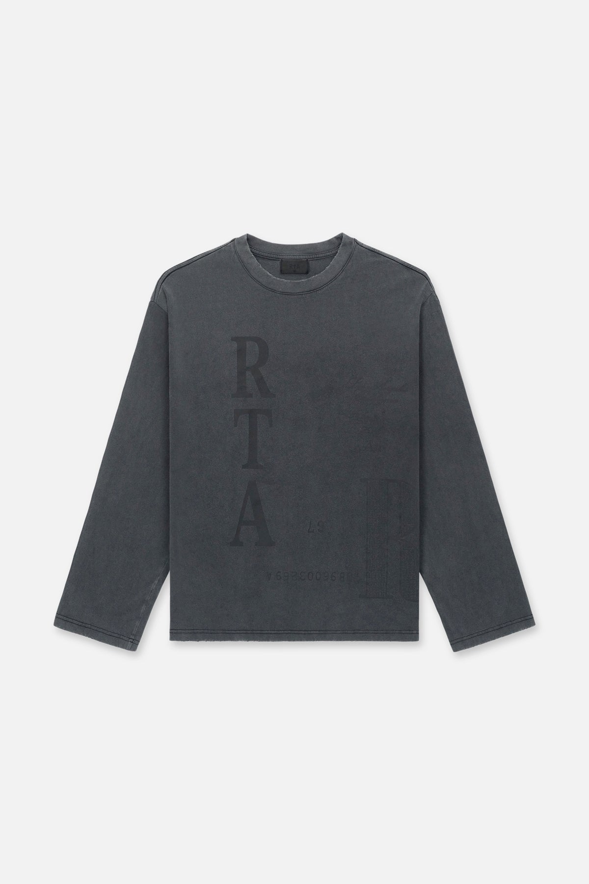 MARCEAU OVERSIZED LS TEE: COUNTERFIET RTA