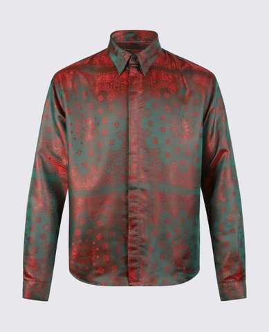 MH24L476-T1676 LEATHER S/S SHIRT RTA