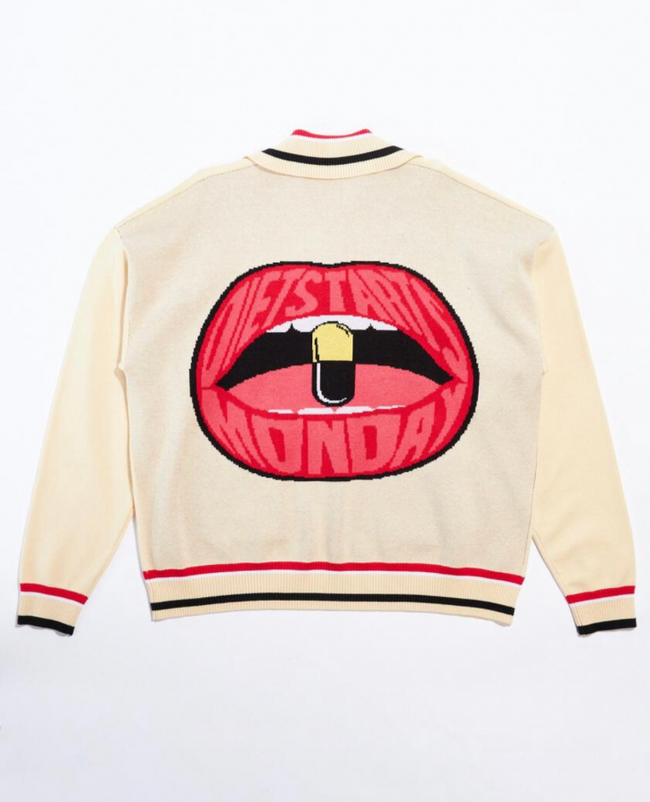 KNITTED MOUTH SHIRT