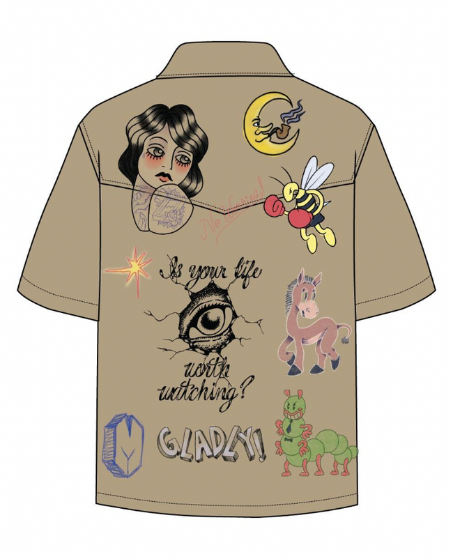 ALMOST THERE SS BUTTON UP MARKET
