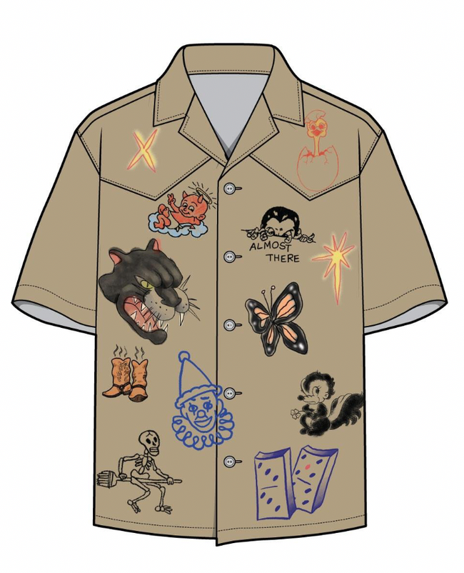 ALMOST THERE SS BUTTON UP MARKET